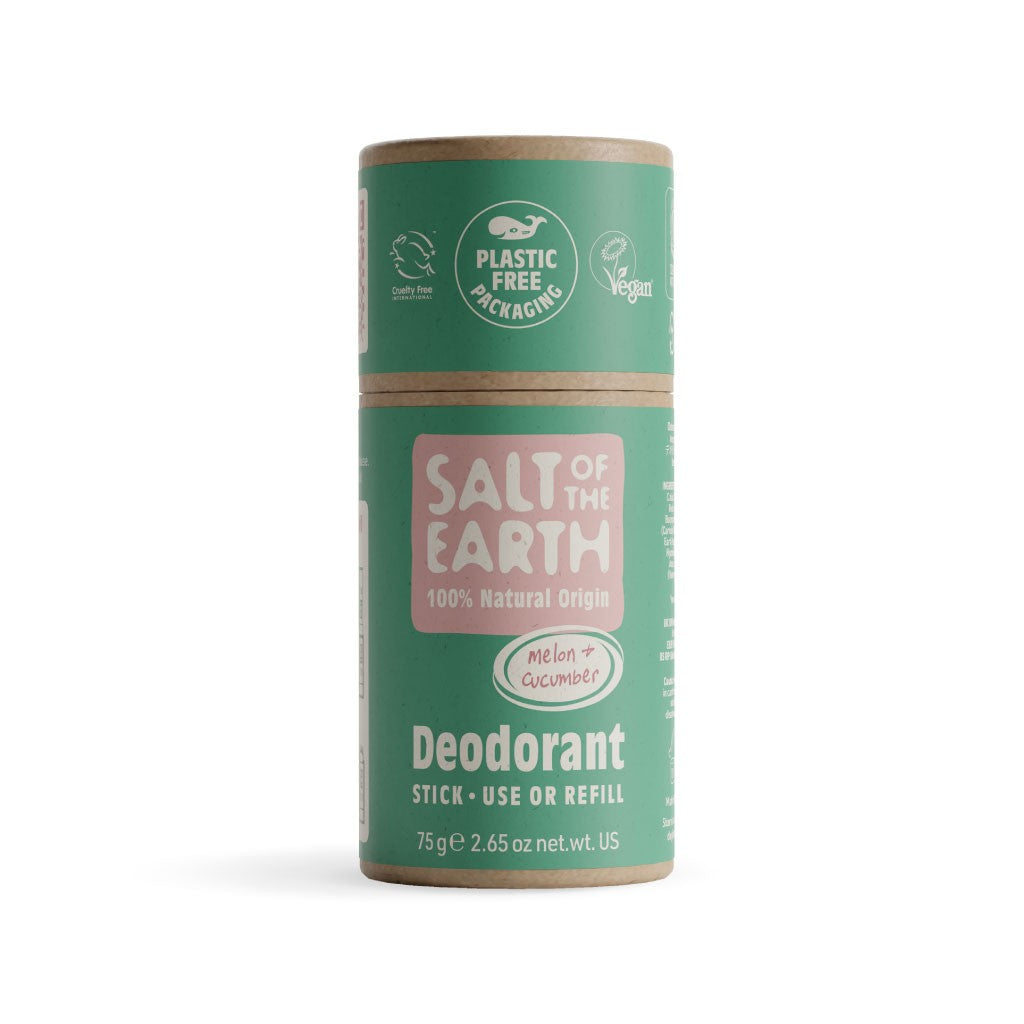 Meloen &amp; Komkommer Natuurlijke Deodorant Stick - Gebruik of navulling