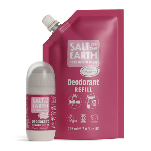 Fresh Strawberry Roll-On Refill Pouch 225ML - secondary image