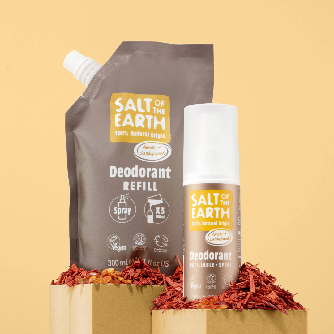 Amber &amp; Sandelhout Spray Navulzakje 300ML
