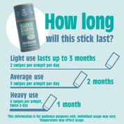 Ocean &amp; Coconut Natural Deodorant Stick - Gebruik of navulling 