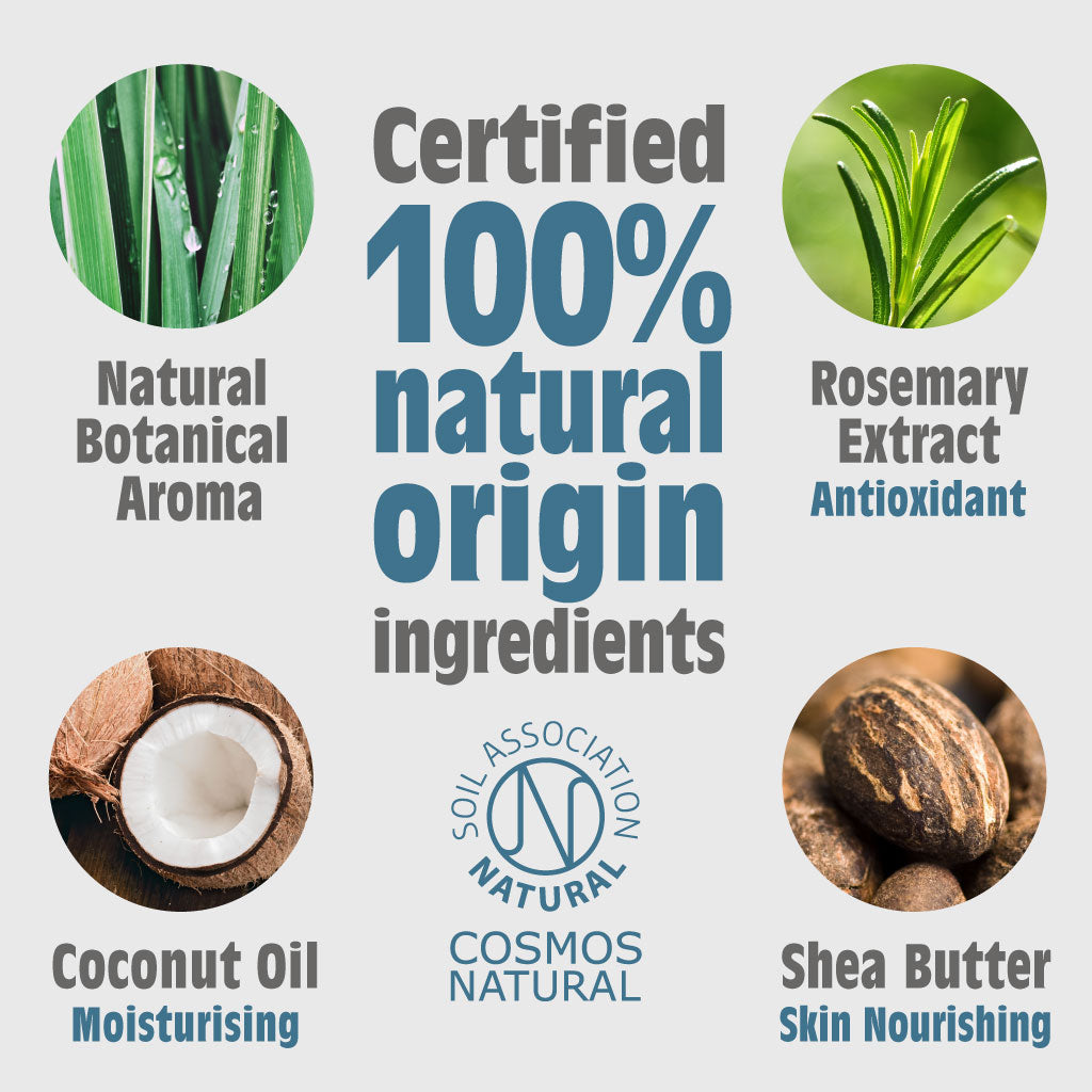 Vetiver &amp; Citrus Natuurlijke Deodorant Stick - Gebruik of navulling