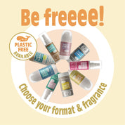Be free! Choose your format and fragrance from Salt of the Earth’s plastic-free deodorant range